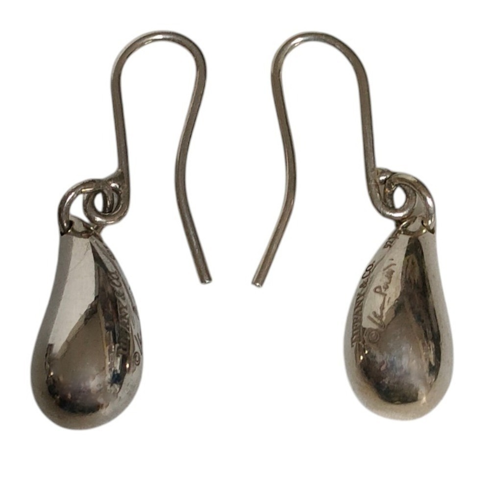TIFFANY&Co. Tiffany & Co. Elsa Peretti 925 Teardrop Earrings, Silver, Women's